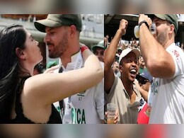 Video: फैंस के साथ बीयर पीने से खुद को रोक नहीं पाए एडेन मार्करम, फिर वाइफ को किया KISS, ऐसा जश्न देख मची खलबली Video: फैंस के साथ बीयर पीने से खुद को रोक नहीं पाए एडेन मार्करम, फिर वाइफ को किया KISS, ऐसा जश्न देख मची खलबली