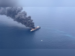 Fire Erupts On Singapore-Flagged Container Vessel Off Kerala Coast, 4 Missing Fire Erupts On Singapore-Flagged Container Vessel Off Kerala Coast, 4 Missing