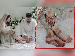 हिना खान ने पैरों के तलवे पर मेहंदी लगाकर दुल्हनों को दिया नया ट्रेंड, यूं बनवाइए Sole Feet Mehndi Designs हिना खान ने पैरों के तलवे पर मेहंदी लगाकर दुल्हनों को दिया नया ट्रेंड, यूं बनवाइए Sole Feet Mehndi Designs