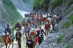 Massive Security, Intensified Surveillance, In Place At Base Camps Ahead Of Amarnath Yatra Massive Security, Intensified Surveillance, In Place At Base Camps Ahead Of Amarnath Yatra