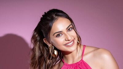 Rakul Preet Singh Checks Into "Barbie Land" In A Beautiful Pink Dress