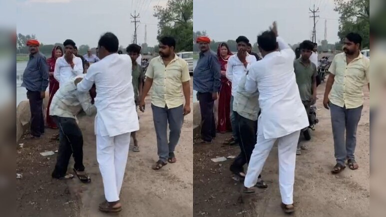 कांग्रेस नेता की दबंगई, दिनदहाड़े एक व्यक्ति की जमकर पिटाई; फिर की गालीगलौज कांग्रेस नेता की दबंगई, दिनदहाड़े एक व्यक्ति की जमकर पिटाई; फिर की गालीगलौज