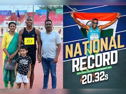 Indian Record: जशपुर के अनिमेष ने बनाया नया नेशनल रिकॉर्ड, Asian Athletics Championship में हासिल किया Bronze Medal