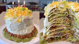 Watch: Chef Makes Unique Burrito Cake - Video Goes Viral