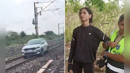 Video: Woman Drives Car On Railway Track In Telangana, 15 Trains Diverted