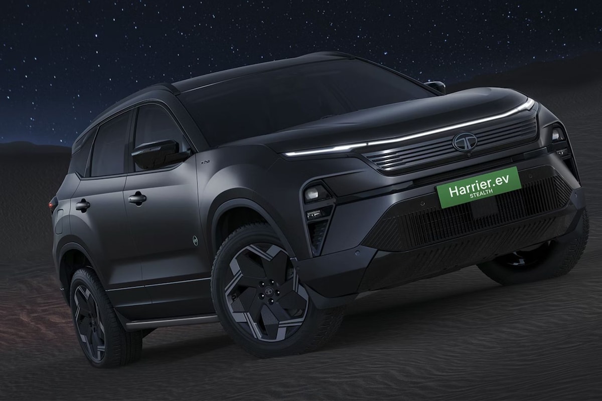 Tata Harrier.ev Stealth Edition Launched In India At Rs 28.24 Lakh