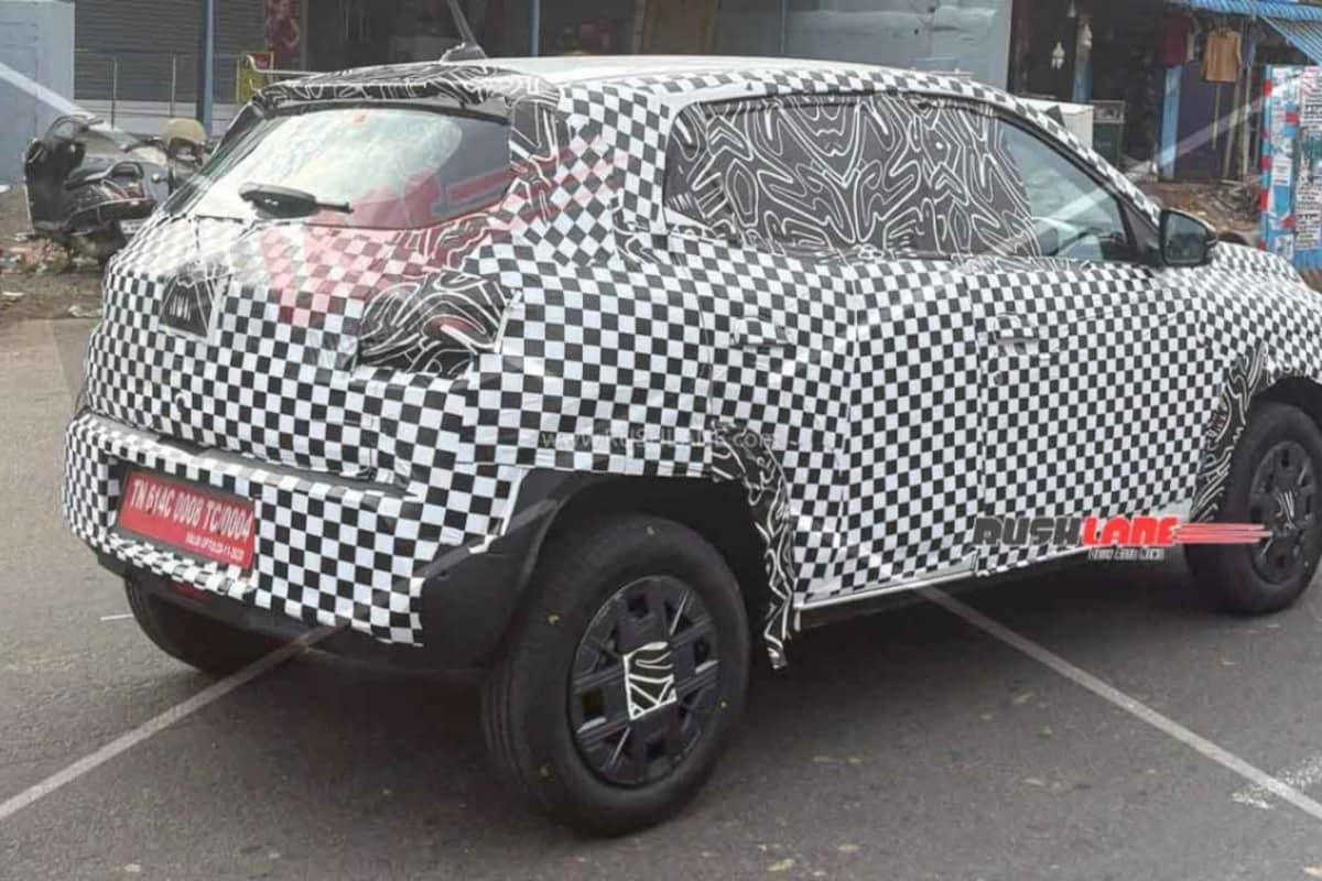 Renault Kwid EV Snapped Testing Renault Kwid EV Snapped Testing