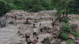 Video: 6 Women Slip On Top Of Bihar Waterfall, Saved Just Before Reaching Edge