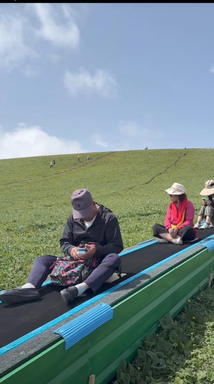 Watch: Seated Escalator Takes Tourists Uphill In China, Stuns Internet
