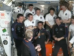 Tricolour On Shoulder, Excited About Next 14 Days: Shubhanshu Shukla From ISS Tricolour On Shoulder, Excited About Next 14 Days: Shubhanshu Shukla From ISS