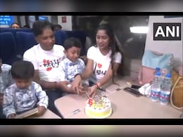Watch: Varanasi Family Celebrates Son's Birthday Aboard First Vande Bharat To Kashmir Watch: Varanasi Family Celebrates Son's Birthday Aboard First Vande Bharat To Kashmir