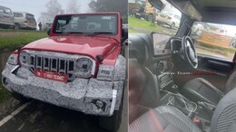 Mahindra Thar Facelift Interiors Spied- Check Similarities With Thar Roxx