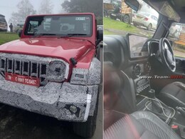 Mahindra Thar Facelift Interiors Spied- Check Similarities With Thar Roxx