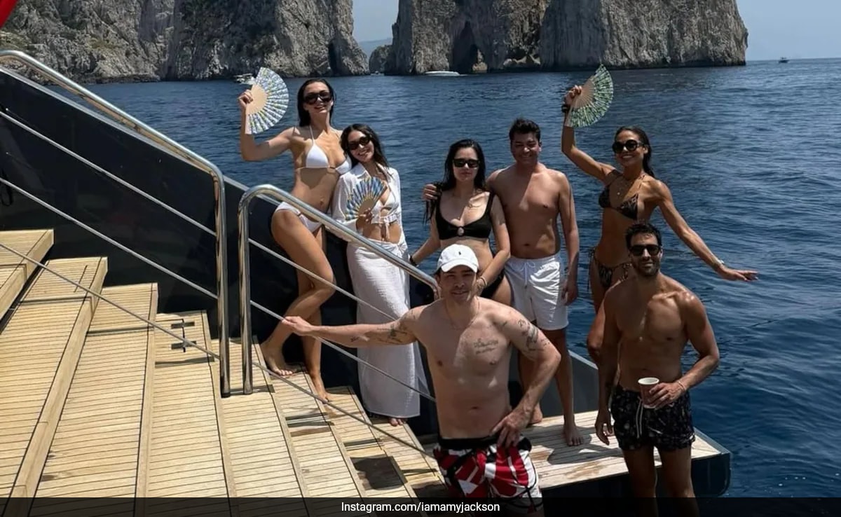 Amy Jackson and Ed Westwick's Capri Holiday