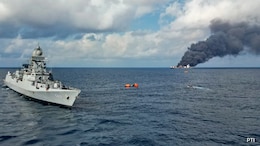 "Won't Forget": China Thanks India For Rescuing Crew From Fire-Stricken Tanker