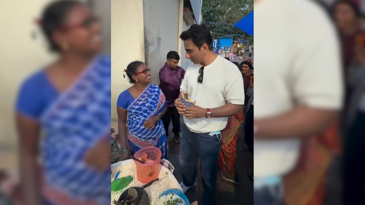 Sonu Sood Enjoys Bhel Puri, Promotes Small Business