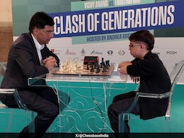 'पीढ़ियों की टक्कर: विश्वनाथन आनंद ने फॉस्टिनो ओरो को 2–0 से हराया 'पीढ़ियों की टक्कर: विश्वनाथन आनंद ने फॉस्टिनो ओरो को 2–0 से हराया