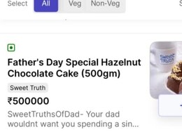Father's Day Cake Priced At Rs 5 Lakh Goes Viral For Its Unbelievable Cost Father's Day Cake Priced At Rs 5 Lakh Goes Viral For Its Unbelievable Cost