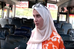 "How Will We Travel In This Bus To J&K": Indian Students Evacuated From Iran "How Will We Travel In This Bus To J&K": Indian Students Evacuated From Iran