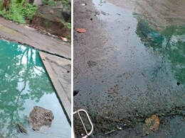 Dombivli Blue Rain : डोंबिवलीत पुन्हा केमिकल लोच्या, हिरव्यानंतर पडला निळा पाऊस?