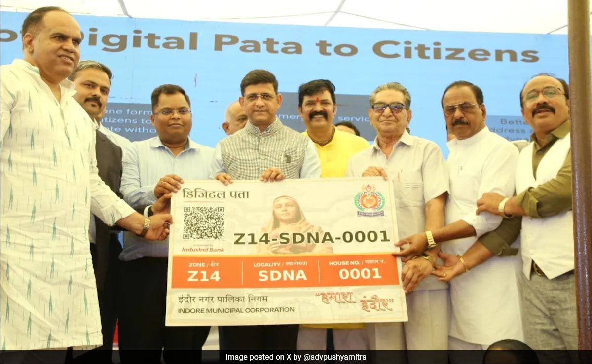 Madhya Pradesh's Indore Launches India's First Digital House Address ...