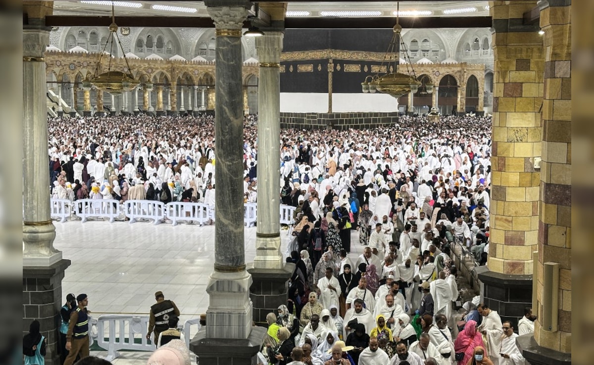 About 1.4 million pilgrims arrived in Saudi Arabia ahead of the multi-day hajj. About 1.4 million pilgrims arrived in Saudi Arabia ahead of the multi-day hajj.