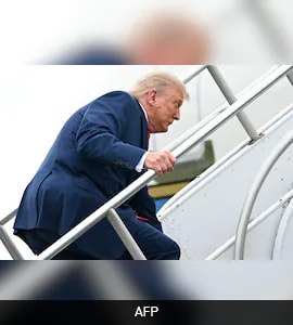 Video: Donald Trump's Tumble On Air Force One Leaves Internet In