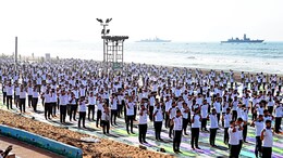 Vizag Yoga Event Creates New Guinness World Record With 3 Lakh Attendees
