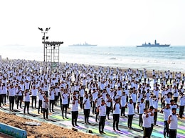 Vizag Yoga Event Creates New Guinness World Record With 3 Lakh Attendees Vizag Yoga Event Creates New Guinness World Record With 3 Lakh Attendees