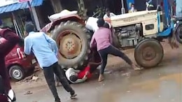 Video: Driver Runs Tractor Over 2 Men During Fight In Karnataka, They Survive