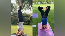 Norwegian Envoy Celebrates Yoga Day With Headstand Lotus Pose