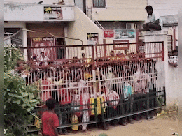 फिंगरप्रिंट फेल, सिस्टम ठप और भूखी भीड़: छत्तीसगढ़ के गरियाबंद में राशन के लिए गेट तोड़ दौड़ पड़े लोग फिंगरप्रिंट फेल, सिस्टम ठप और भूखी भीड़: छत्तीसगढ़ के गरियाबंद में राशन के लिए गेट तोड़ दौड़ पड़े लोग