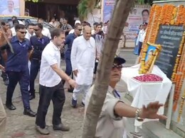 Shoe Controversy Entangles Rahul Gandhi During Bhopal Visit