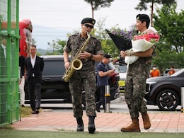 Crazy Viral: BTS' RM and V Discharged From Military Service. See Pics