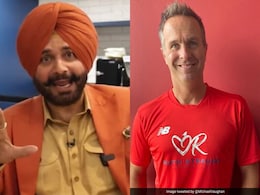 "Fools": Navjot Singh Sidhu Launches Scathing Attack On Michael Vaughan. Reason Is...