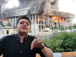 Video: Iran State TV Building On Fire, Reporter Says "We're Not Leaving" Video: Iran State TV Building On Fire, Reporter Says "We're Not Leaving"