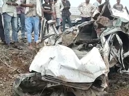 9 Killed, 2 Injured After Cement-Laden Truck Overturns On Van In Madhya Pradesh 9 Killed, 2 Injured After Cement-Laden Truck Overturns On Van In Madhya Pradesh