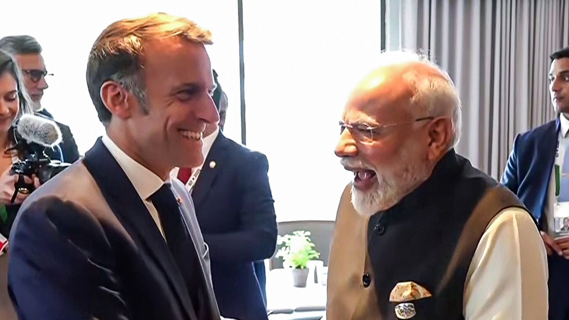 PM Modi's Serious Diplomacy, And Some Light Moments, At G7 Summit