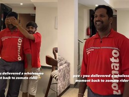 Watch: Zomato Agent's Priceless Reaction To Surprise Birthday Bash By Customers