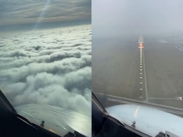 Pilot Shares Breathtaking View From The Cockpit During Landing, Video Goes Viral Pilot Shares Breathtaking View From The Cockpit During Landing, Video Goes Viral