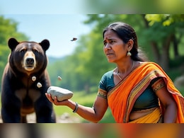 पत्नी की आंखों के सामने पति पर 4 भालुओं ने किया हमला, इसके बाद जो हुआ...