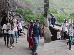 Chhatrapati Sambhajinagar : जगप्रसिद्ध अंजिठा लेणीत तब्बल 200 पर्यटकांवर मधमाशांचा हल्ला; नागरिकांमध्ये घबराट