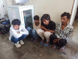 Photo Of 4 Raja Raghuvanshi Murder Accused In Police Custody Surfaces Photo Of 4 Raja Raghuvanshi Murder Accused In Police Custody Surfaces