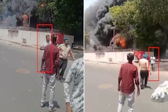 New Video Shows Lone Survivor Walking Out Of Burning Air India Crash Site New Video Shows Lone Survivor Walking Out Of Burning Air India Crash Site