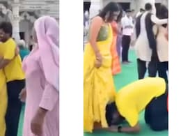 मंदिर के बाहर कपल की इस हरकत पर भड़की बूढ़ी अम्मा, कहा- सारी बुद्धि खत्म हो गई तेरी मंदिर के बाहर कपल की इस हरकत पर भड़की बूढ़ी अम्मा, कहा- सारी बुद्धि खत्म हो गई तेरी