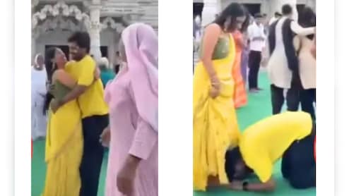 सारी बुद्धि खत्म हो गई तेरी…वृंदावन मंदिर में Reel बना रहे कपल पर भड़कीं आंटी, कैमरे पर सुनाई खरी खोटी