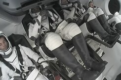 Axiom Mission 4 Launch: First Visuals Of Astrounauts Seated Inside Spacecraft Axiom Mission 4 Launch: First Visuals Of Astrounauts Seated Inside Spacecraft