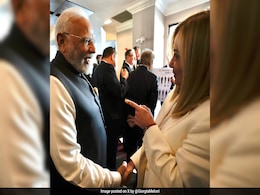 Italy's Giorgia Meloni Posts Pic With PM Modi At G7 Summit Italy's Giorgia Meloni Posts Pic With PM Modi At G7 Summit