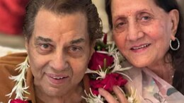 Dharmendra And His First Wife Prakash Kaur In A Rare Pic. Courtesy, Bobby Deol