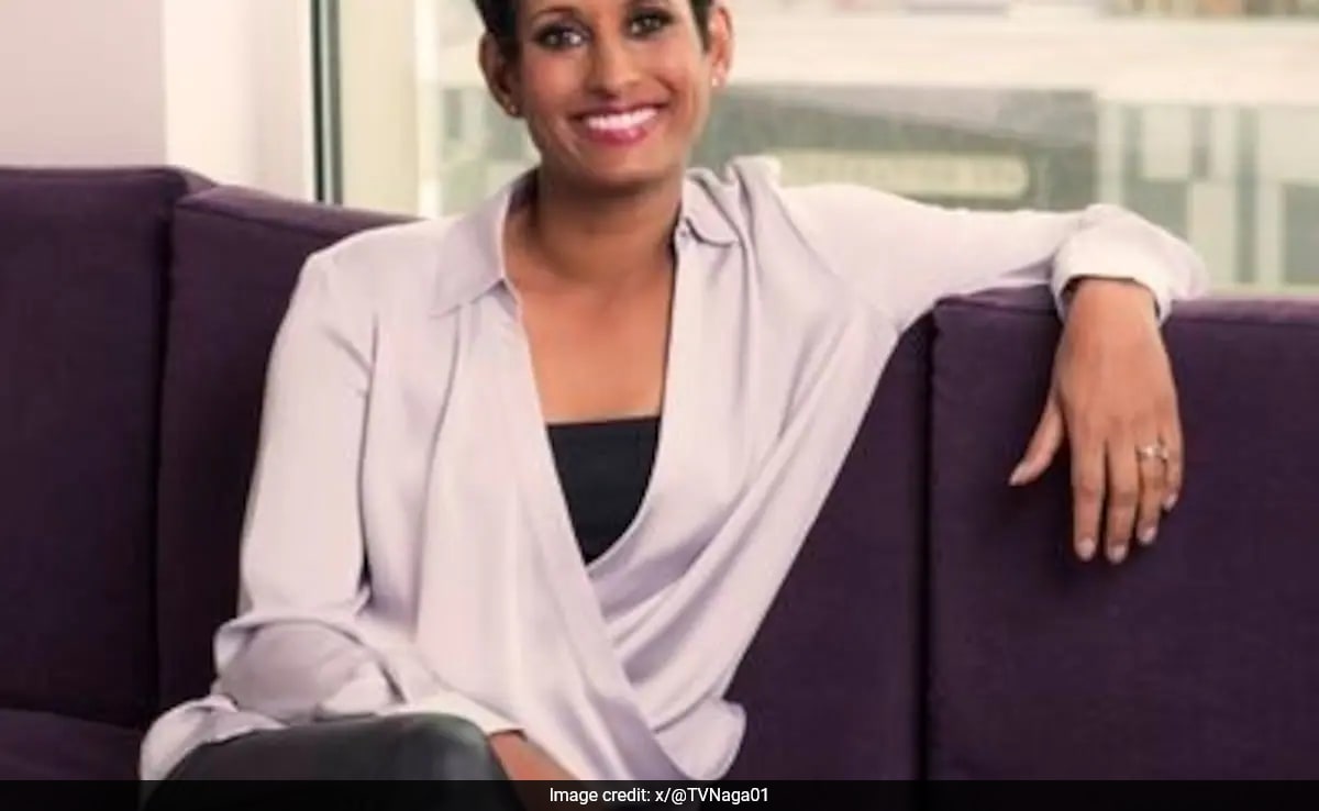 водещата на BBC от индийско произход Нага Мунчети е под